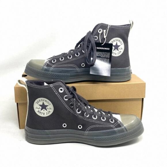 Converse Chuck 70 For Women Shoe High Top Sneakers A02277C Canvas Gray Skate - Picture 3 of 10